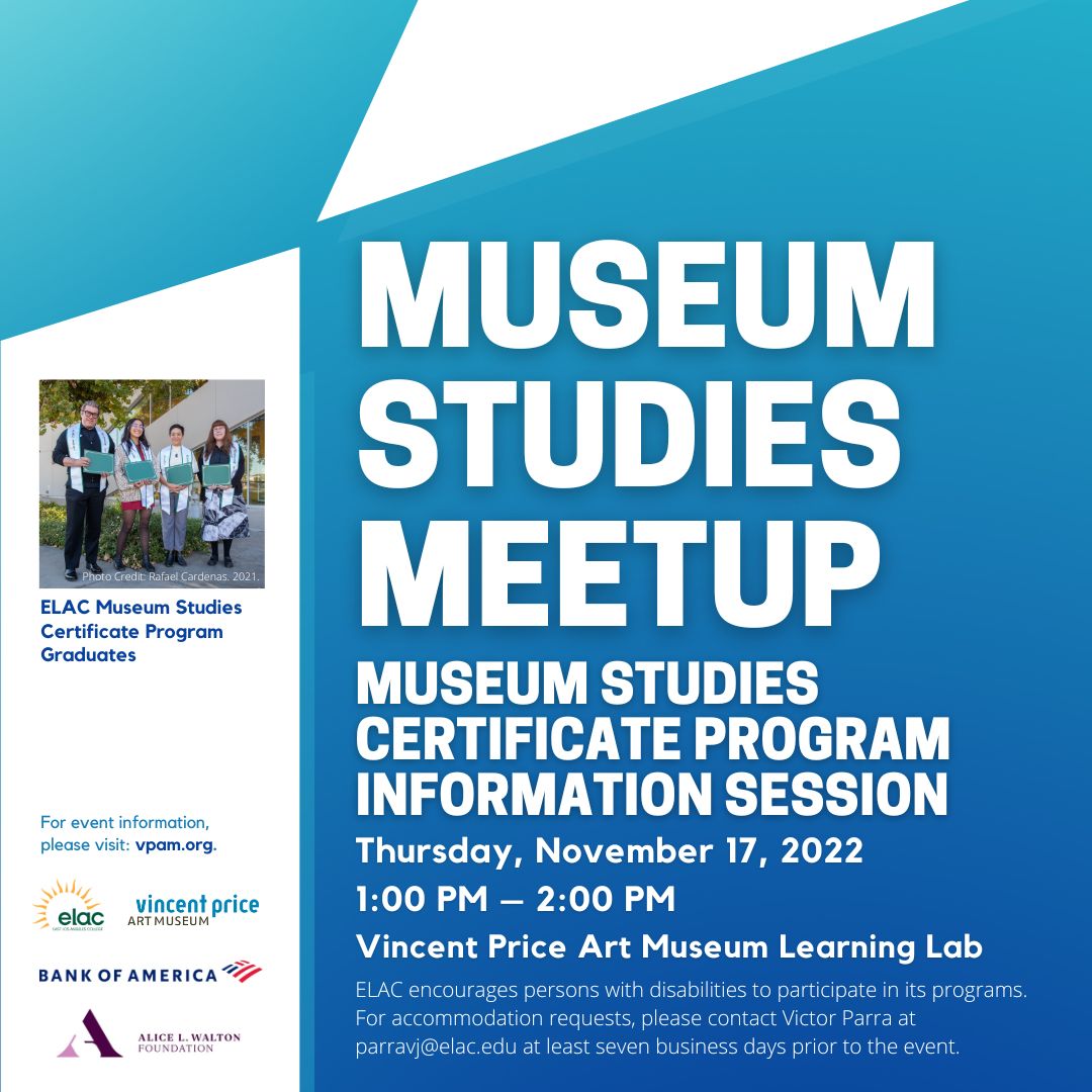 Museum Studies Meetup: Museum Studies Certificate Program Information Session